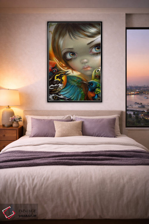 تابلو دکوراتیو آواز پرندگان اثر جزمین بکت-گریفیت - D5B