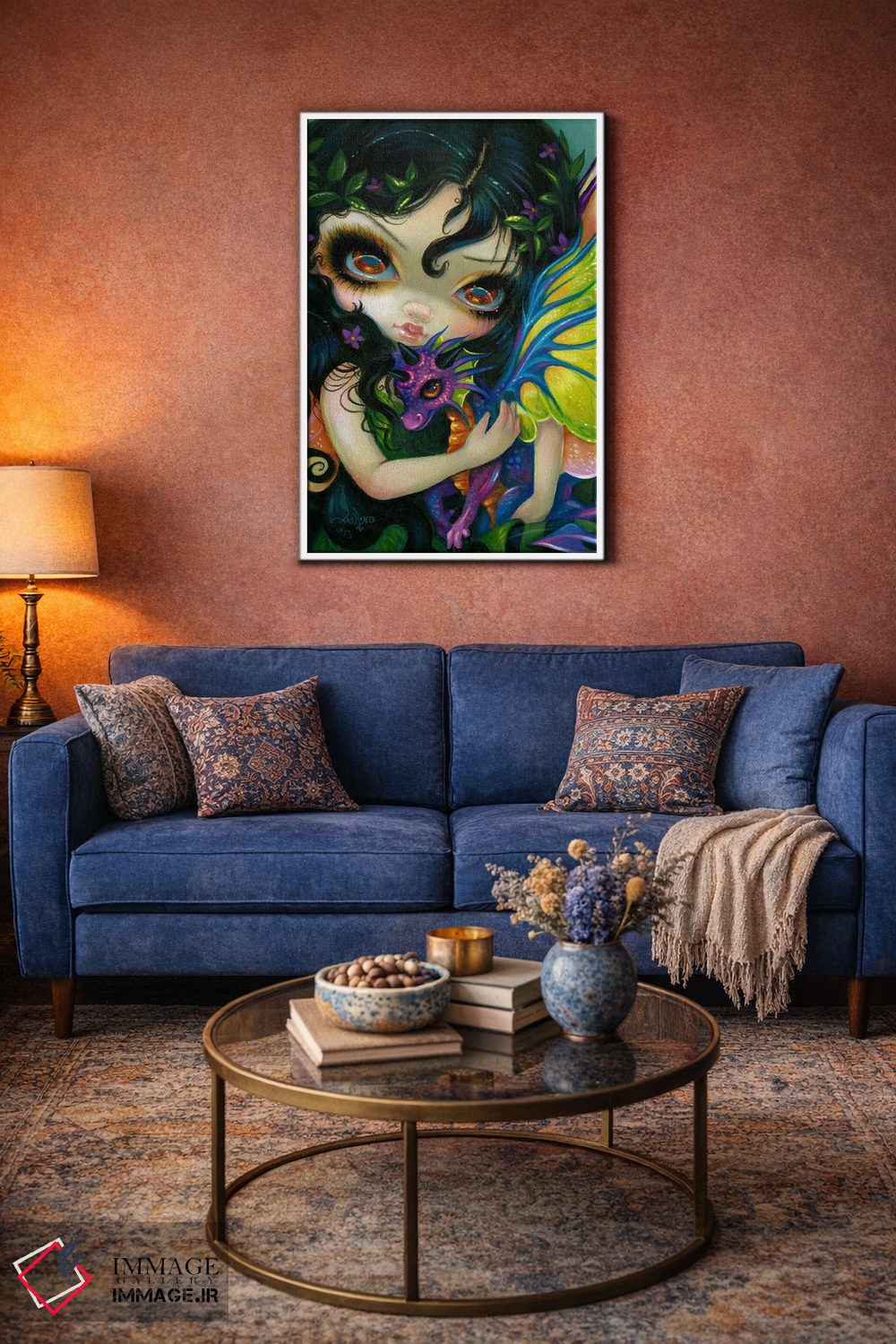 تابلو دکوراتیو اژدهای کوچک عزیز اثر جزمین بکت-گریفیت - D3W