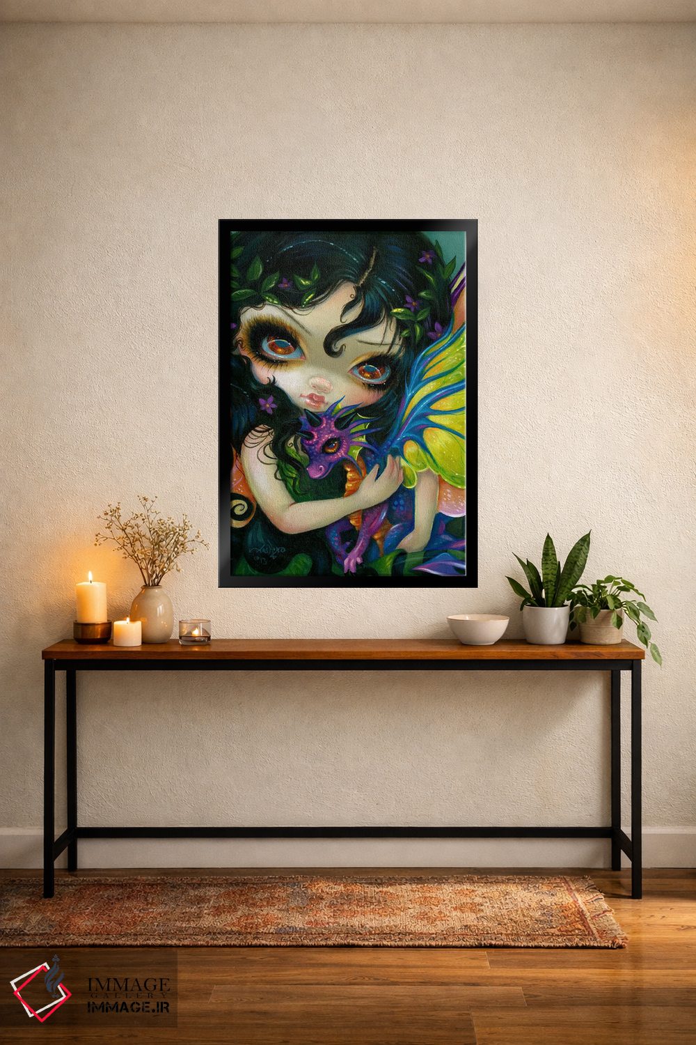 تابلو دکوراتیو اژدهای کوچک عزیز اثر جزمین بکت-گریفیت - D5B