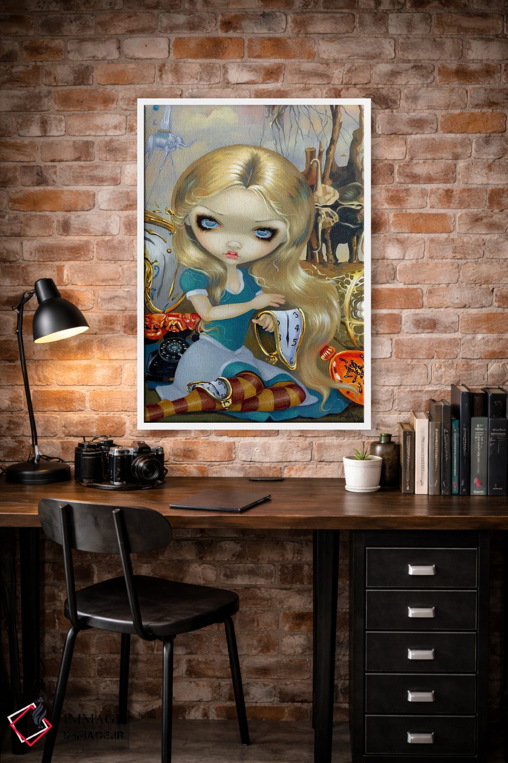 تابلو دکوراتیو آلیس در رویای دالی اثر جزمین بکت-گریفیت - D1W