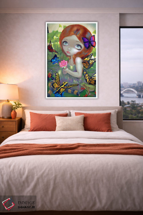 تابلو دکوراتیو خیالات روزانه و قورباغه ها اثر جزمین بکت-گریفیت - D2W