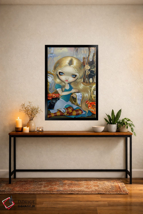 تابلو دکوراتیو آلیس در رویای دالی اثر جزمین بکت-گریفیت - D5B