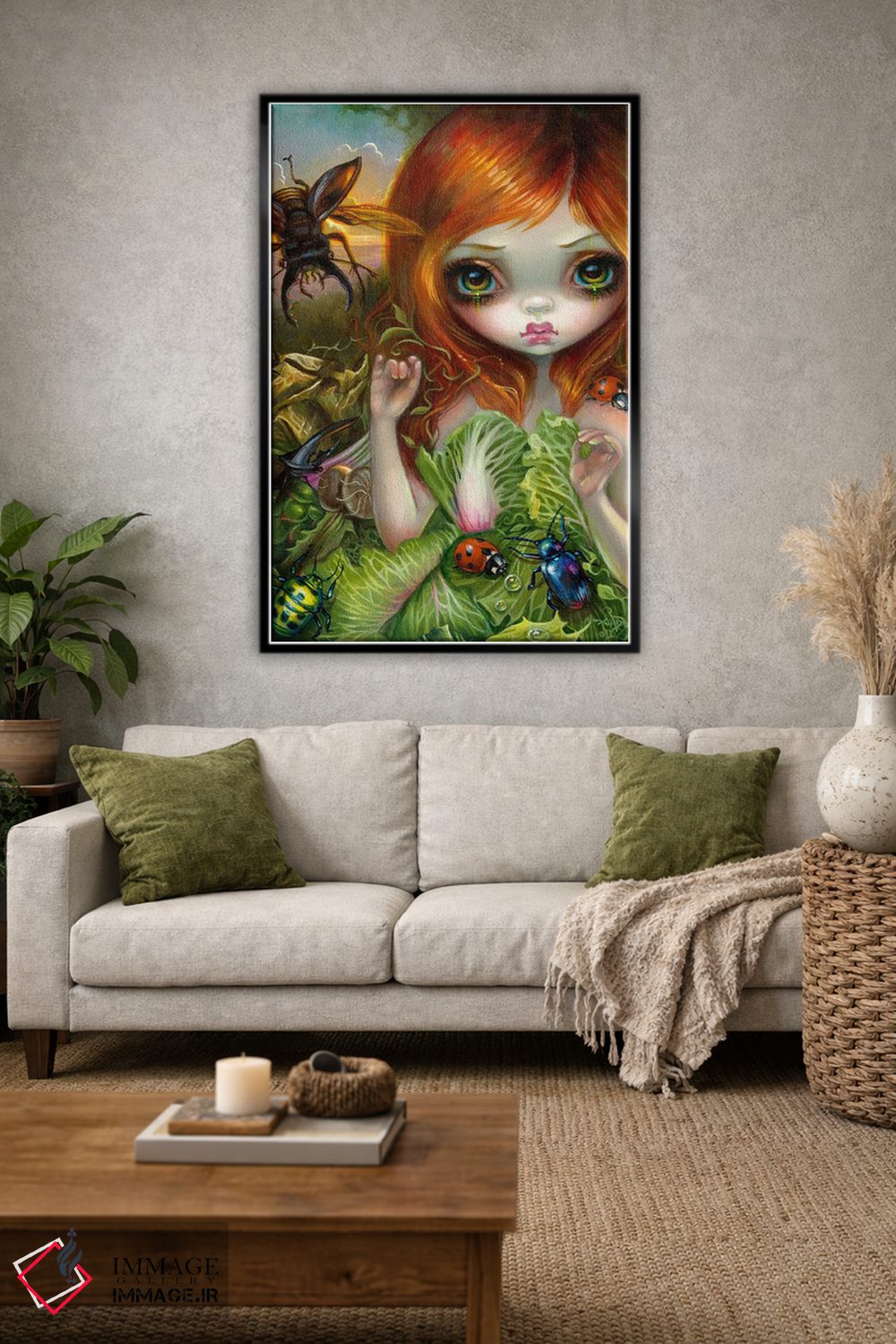 تابلو دکوراتیو حشره خانه اثر جزمین بکت-گریفیت - D1B