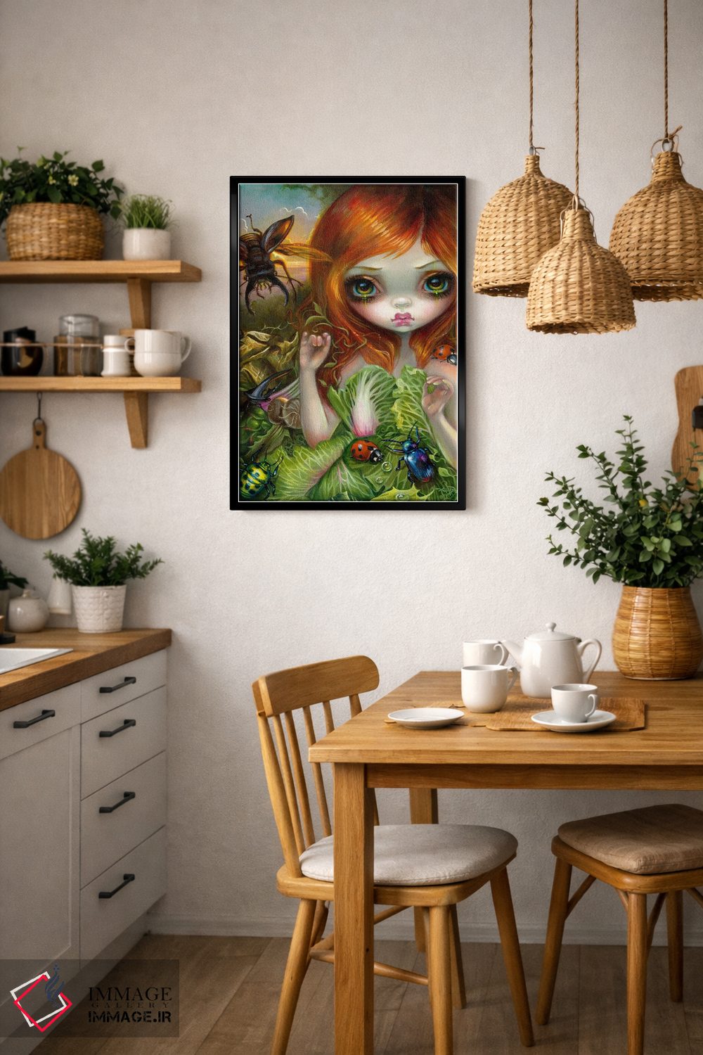 تابلو دکوراتیو حشره خانه اثر جزمین بکت-گریفیت - D5B