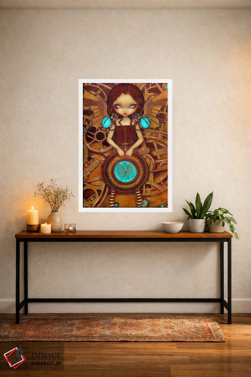 تابلو دکوراتیو فرشته مکانیکی اثر جزمین بکت-گریفیت - D2W