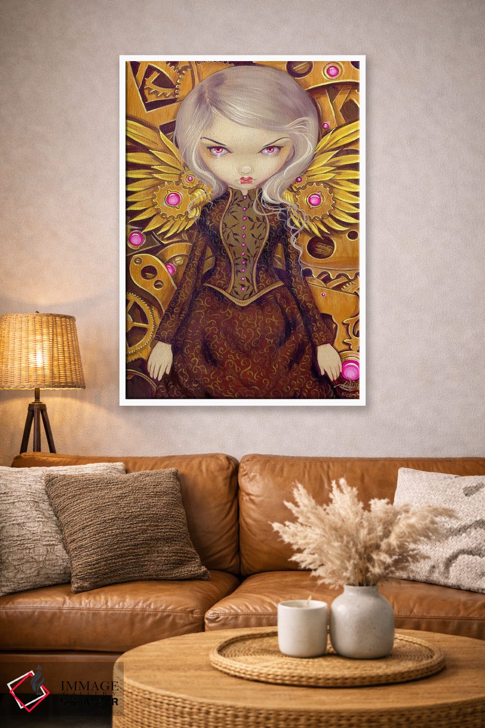 تابلو دکوراتیو فرشته مکانیکی اثر جزمین بکت-گریفیت - D2W