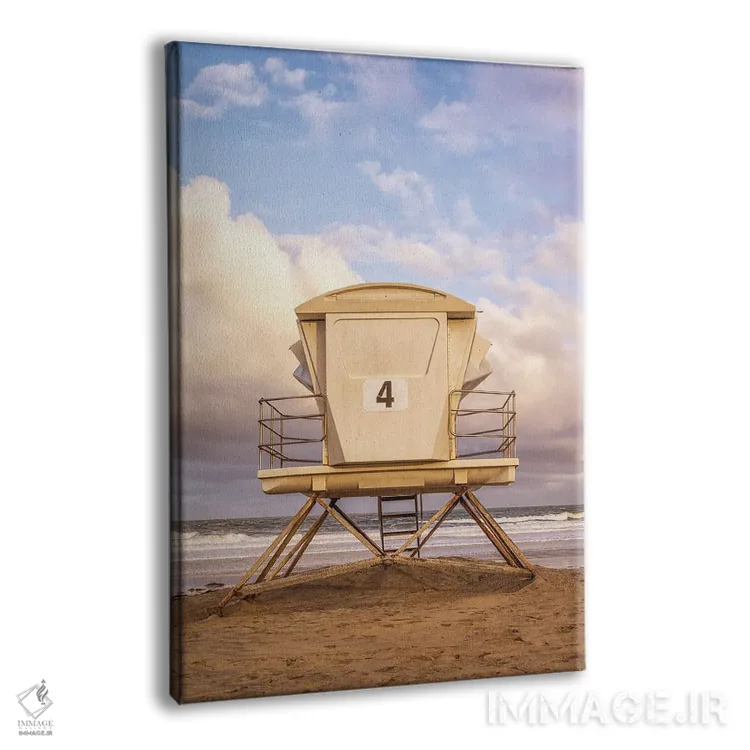 تابلو دکوراتیو سلام صبحگاهی از اوشن بیچ اثر جوزف اس. جیاکالونه - نمای پرسپکتیو محصول