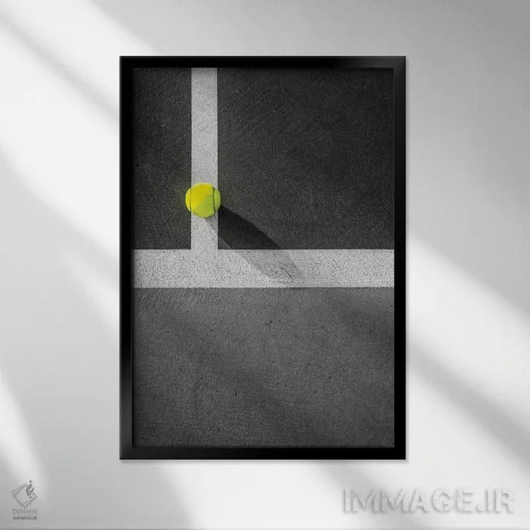 تابلو مینیمال عشق-پانزده اثر جوزف اس. جیاکالونه - نمای قابدار مشکی