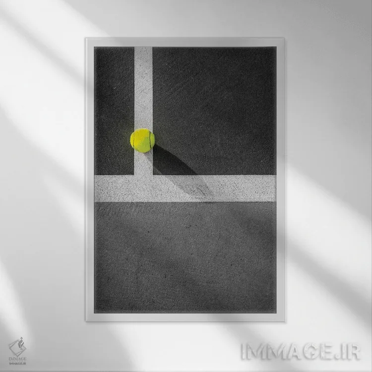 تابلو مینیمال عشق-پانزده اثر جوزف اس. جیاکالونه - نمای قابدار سفید