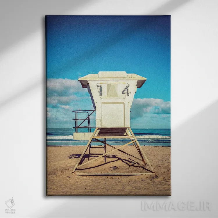 تابلو دکوراتیو San Diego,برج ۱۴ میشن بیچ، سن دیگو اثر جوزف اس. جیاکالونه - نمای روبهرو روی دیوار