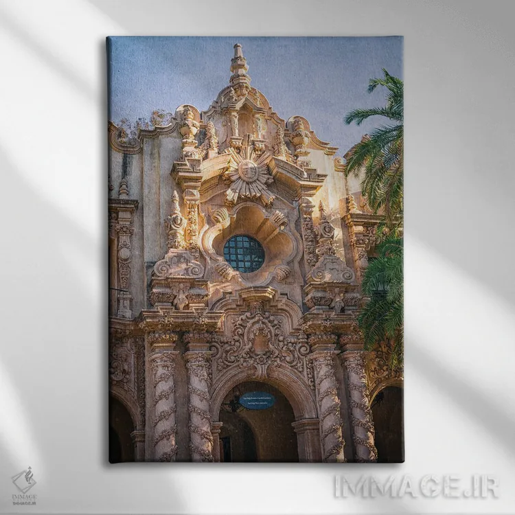 تابلو دکوراتیو ساختمان کاسا دل پرادو اثر جوزف اس. جیاکالونه - نمای روبهرو روی دیوار