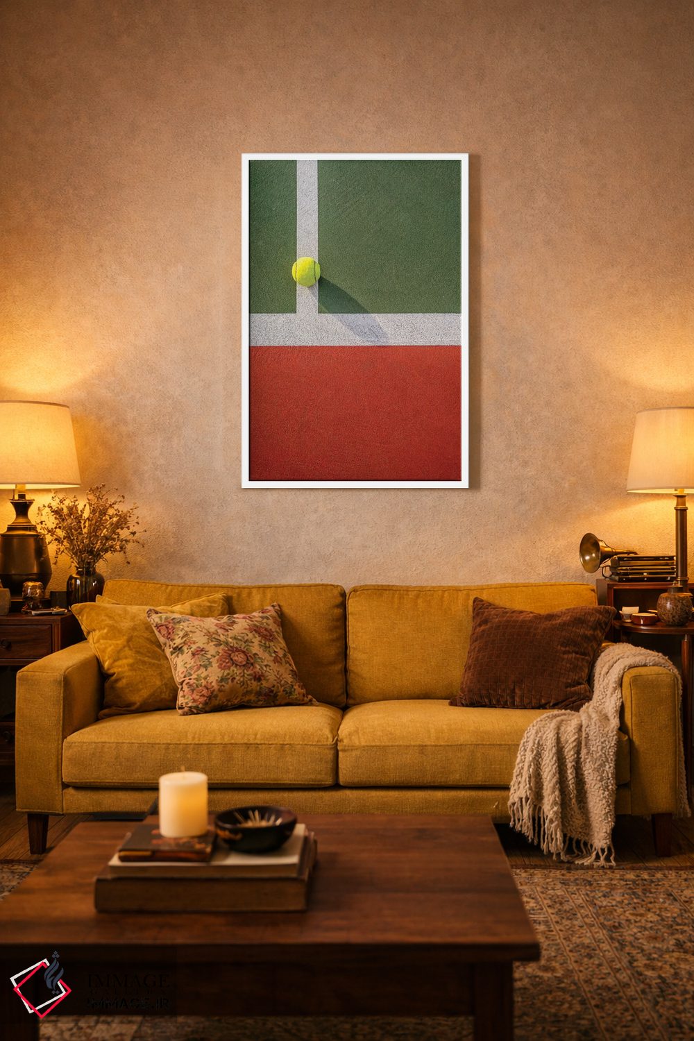 تابلو مینیمال عشق-سی اثر جوزف اس. جیاکالونه - D1W