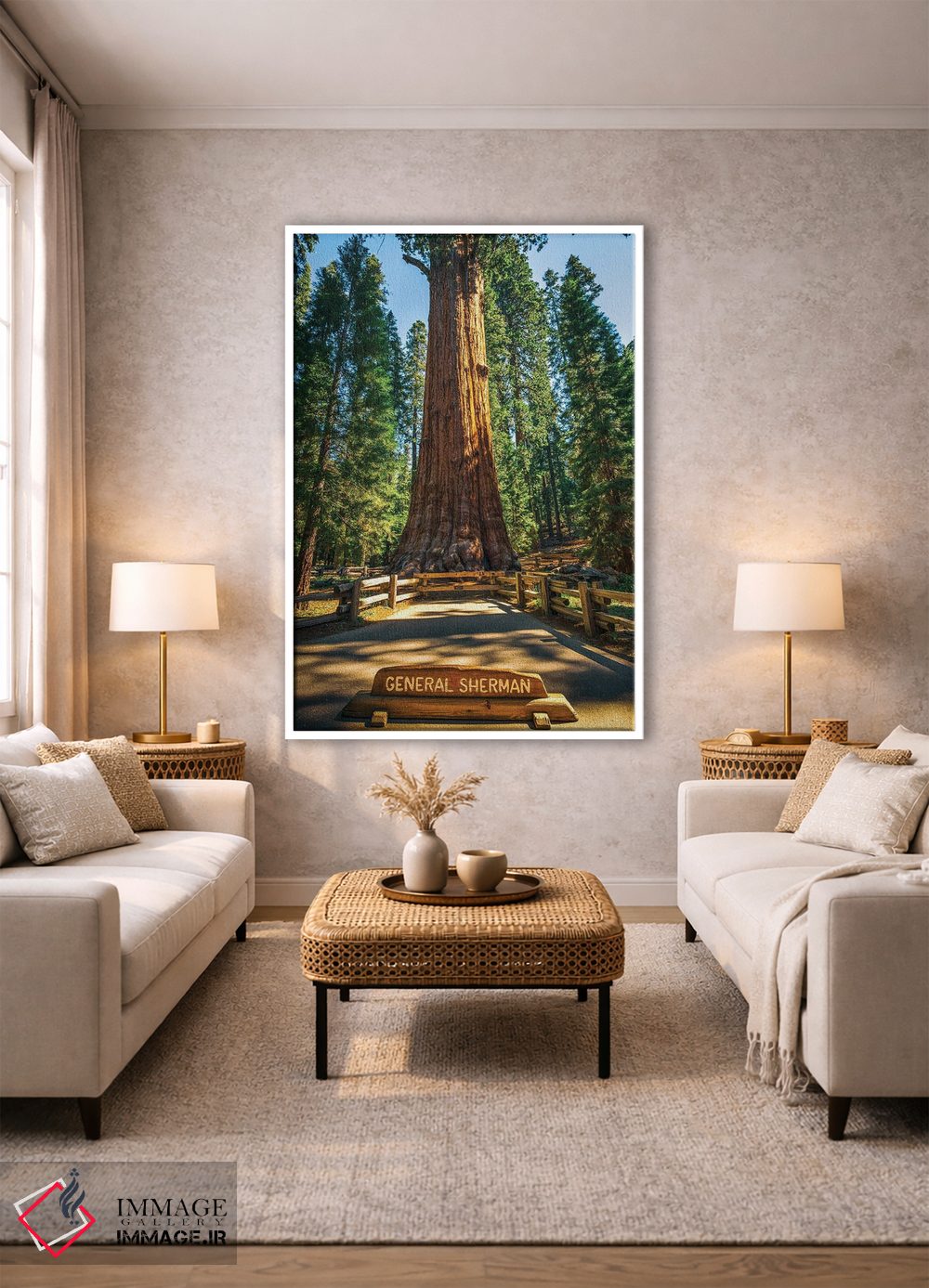 تابلو دکوراتیو ژنرال شرمن اثر جوزف اس. جیاکالونه - D1W
