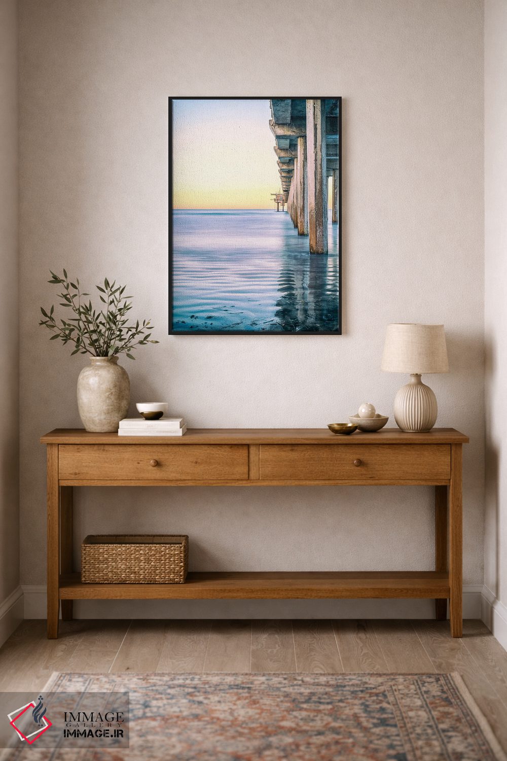 تابلو دکوراتیو اسکرس پیر نصفه اثر جوزف اس. جیاکالونه - D1B