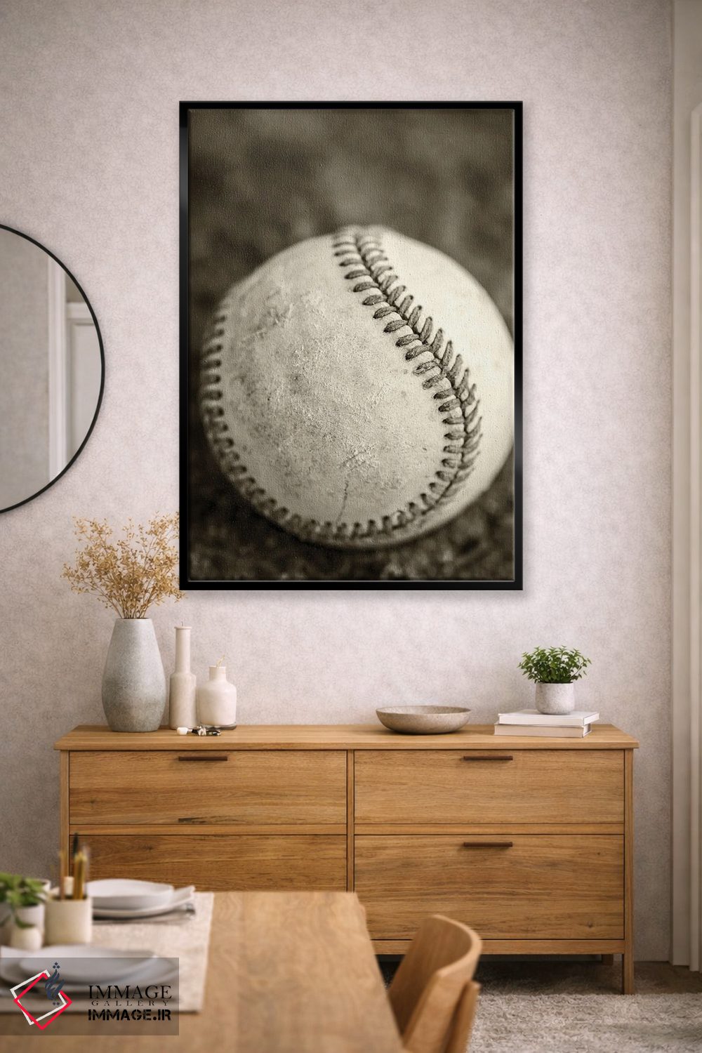 تابلو دکوراتیو مرا به مسابقه بیسبال ببر اثر جوزف اس. جیاکالونه - D3B