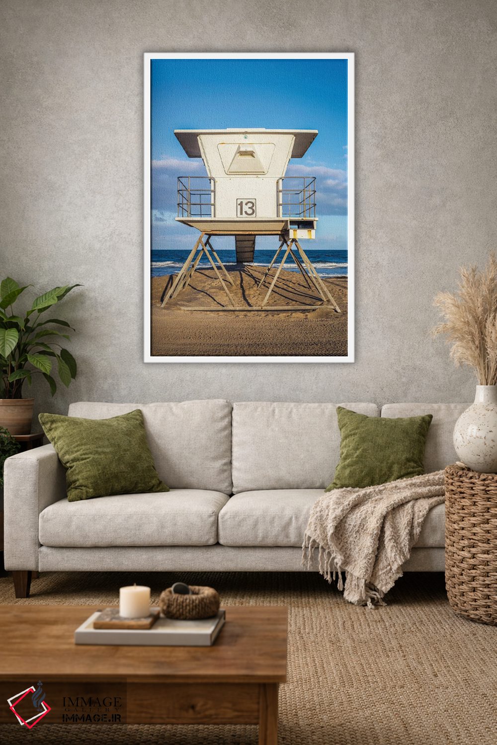 تابلو دکوراتیو میشن بیچ ۱۳ اثر جوزف اس. جیاکالونه - D1W