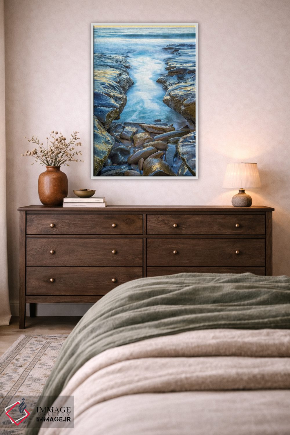 تابلو دکوراتیو کانال به سوی دریا اثر جوزف اس. جیاکالونه - D3W