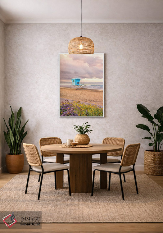 تابلو دکوراتیو گل آرایی ساحل مرکزی کورونادو اثر جوزف اس. جیاکالونه - D2W
