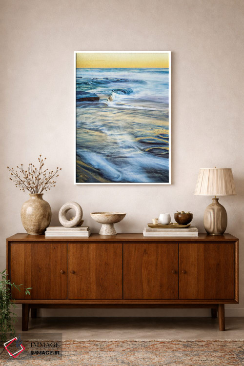 تابلو دکوراتیو صخره مرجانی هنگام طلوع اثر جوزف اس. جیاکالونه - D1W