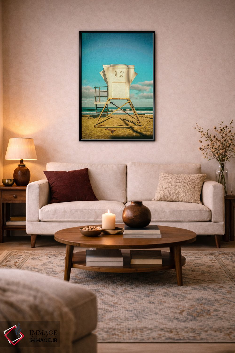 تابلو دکوراتیو San Diego,برج ۱۲ میشن بیچ، سن دیگو اثر جوزف اس. جیاکالونه - D4B