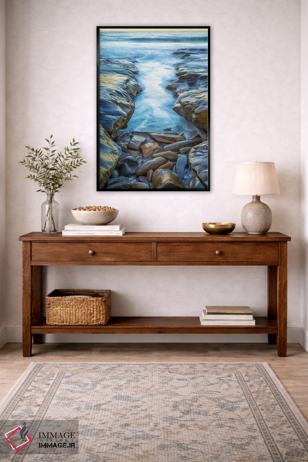 تابلو دکوراتیو کانال به سوی دریا اثر جوزف اس. جیاکالونه - D6B