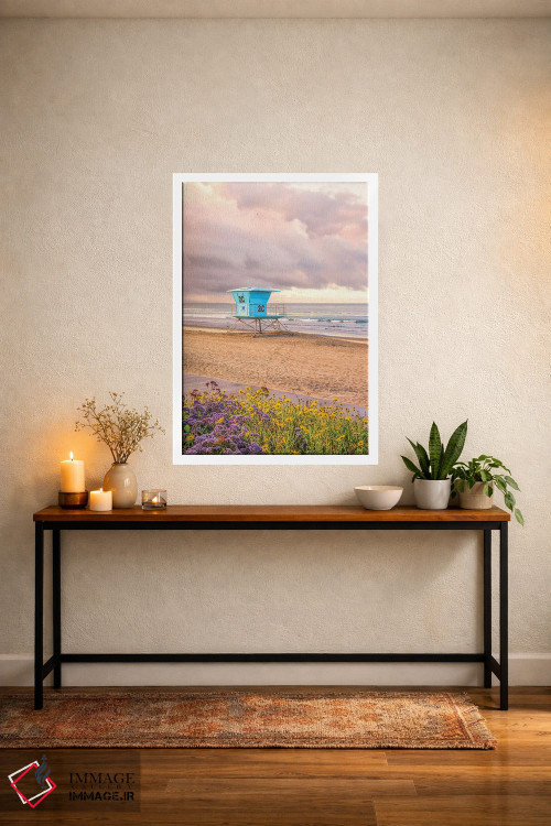 تابلو دکوراتیو گل آرایی ساحل مرکزی کورونادو اثر جوزف اس. جیاکالونه - D3W