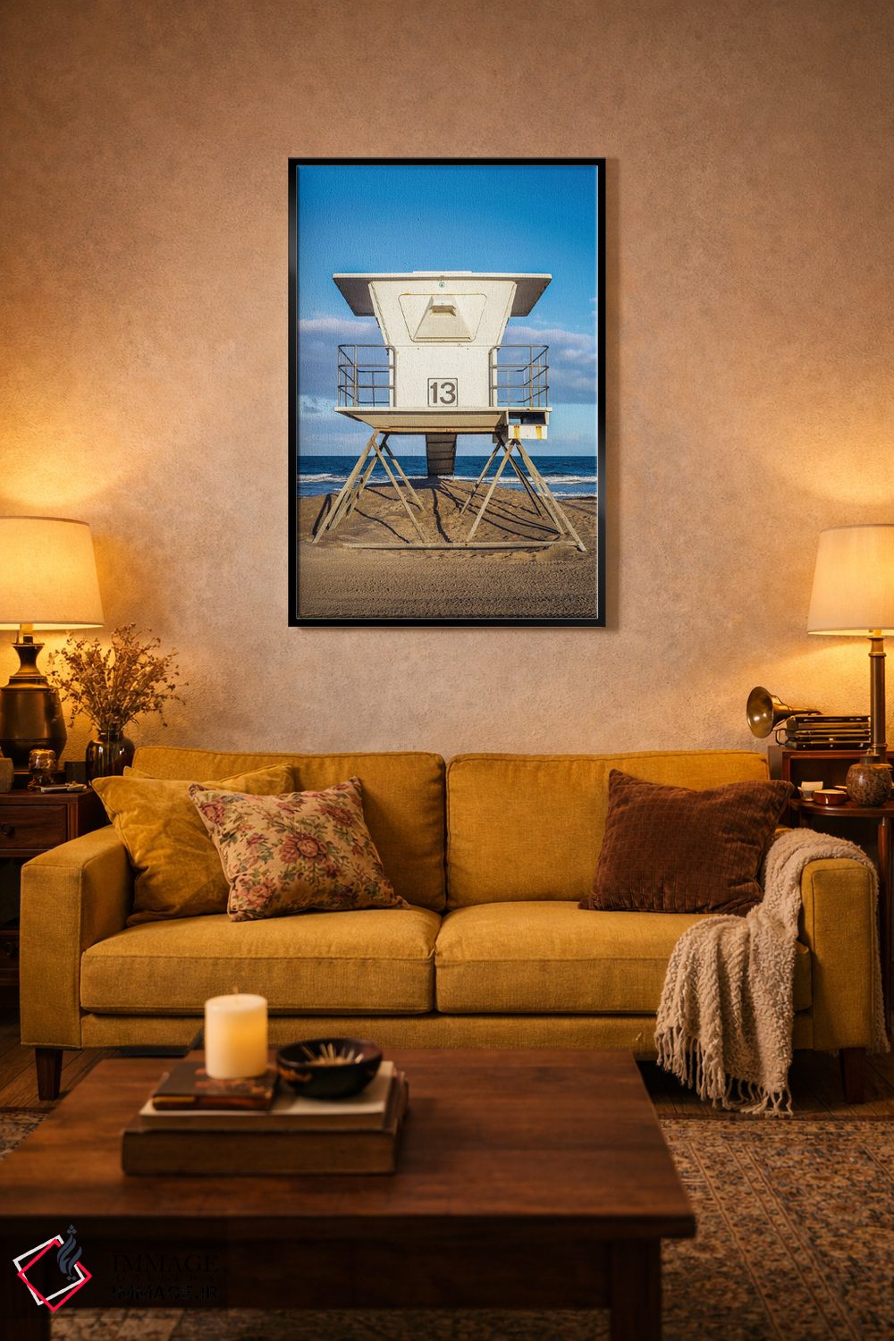 تابلو دکوراتیو میشن بیچ ۱۳ اثر جوزف اس. جیاکالونه - D4B