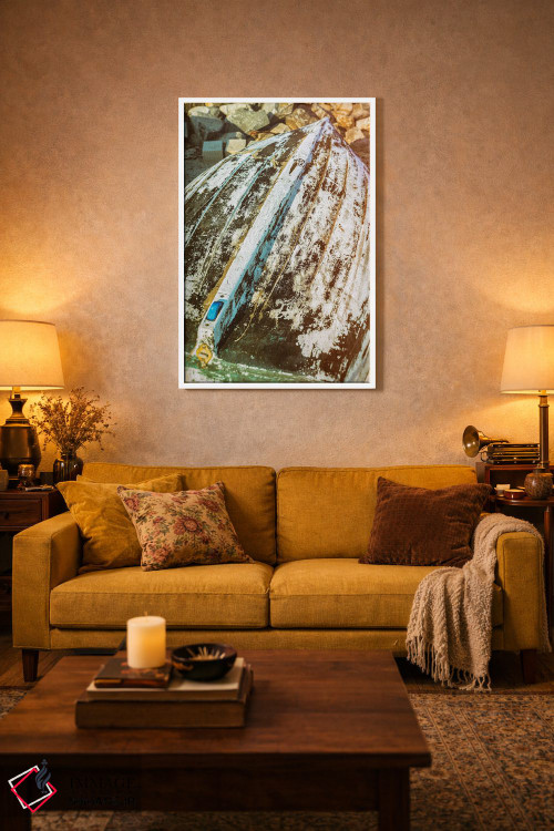 تابلو دکوراتیو فقط یک قایق کوچک قدیمی اثر جوزف اس. جیاکالونه - D2W