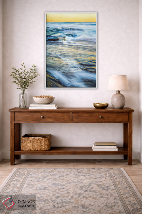 تابلو دکوراتیو صخره مرجانی هنگام طلوع اثر جوزف اس. جیاکالونه - D2W