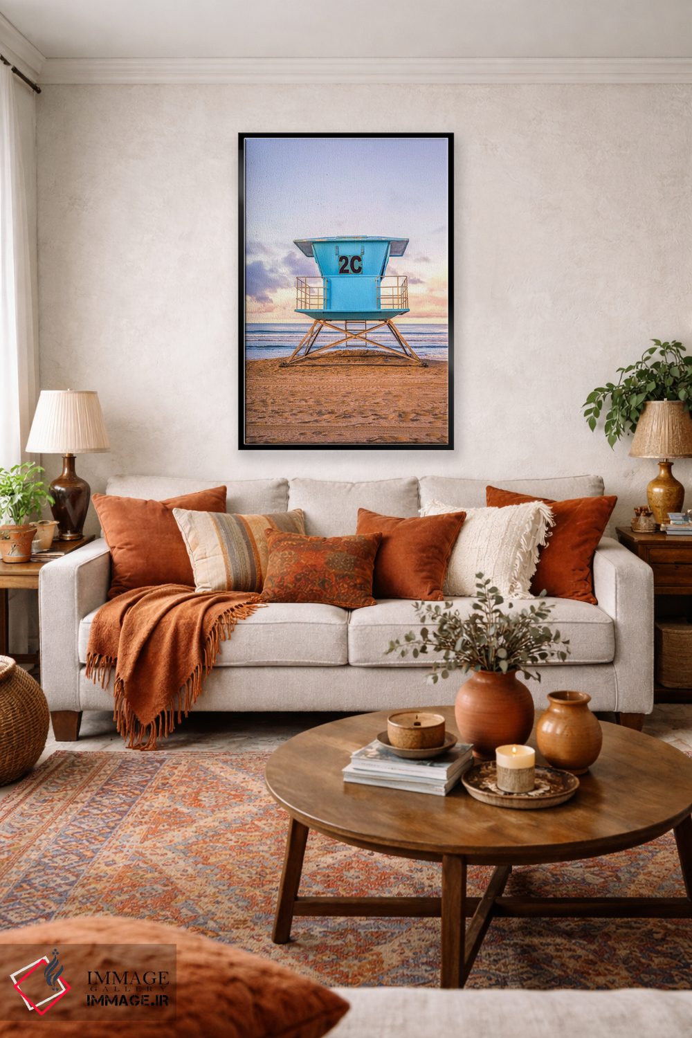 تابلو دکوراتیو ۲C در ساحل مرکزی کرونادو اثر جوزف اس. جیاکالونه - D3B