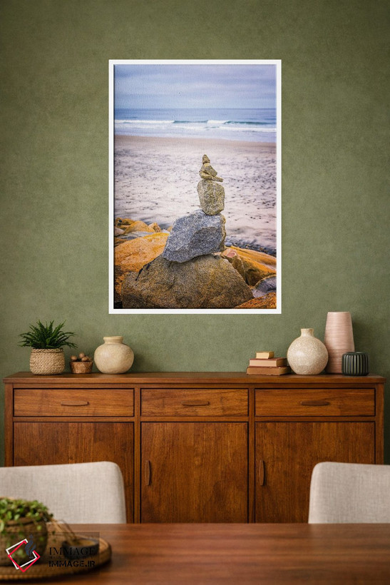 تابلو دکوراتیو Torrey Pines State Beach,چیدمان زن، ساحل تورری پاینز اثر جوزف اس. جیاکالونه - D2W