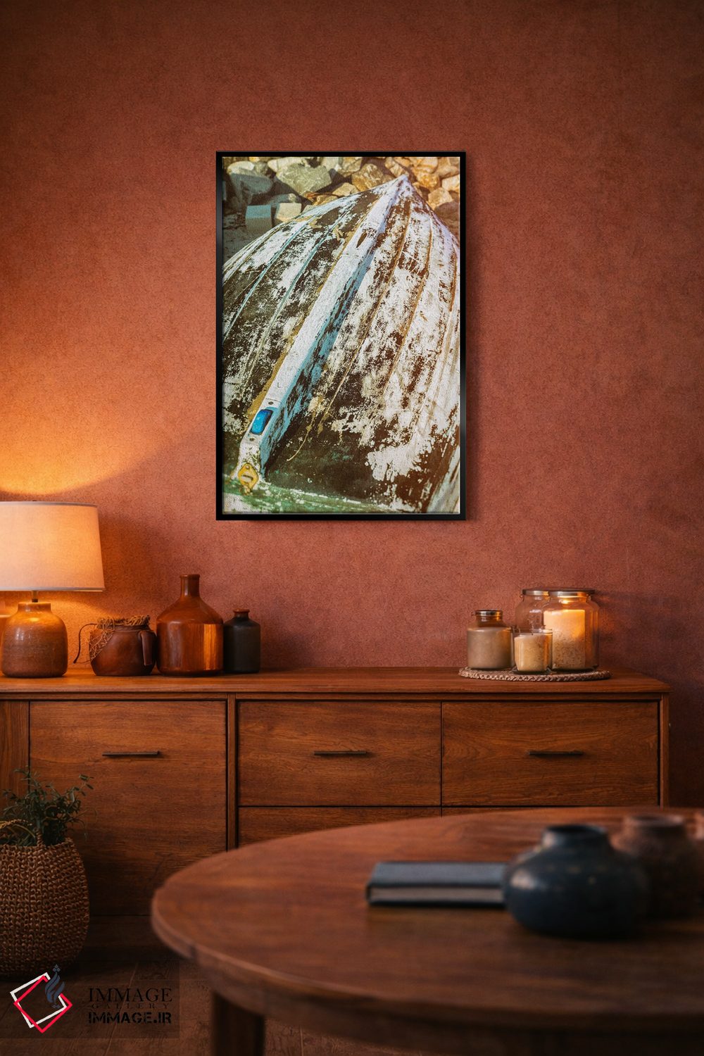 تابلو دکوراتیو فقط یک قایق کوچک قدیمی اثر جوزف اس. جیاکالونه - D5B