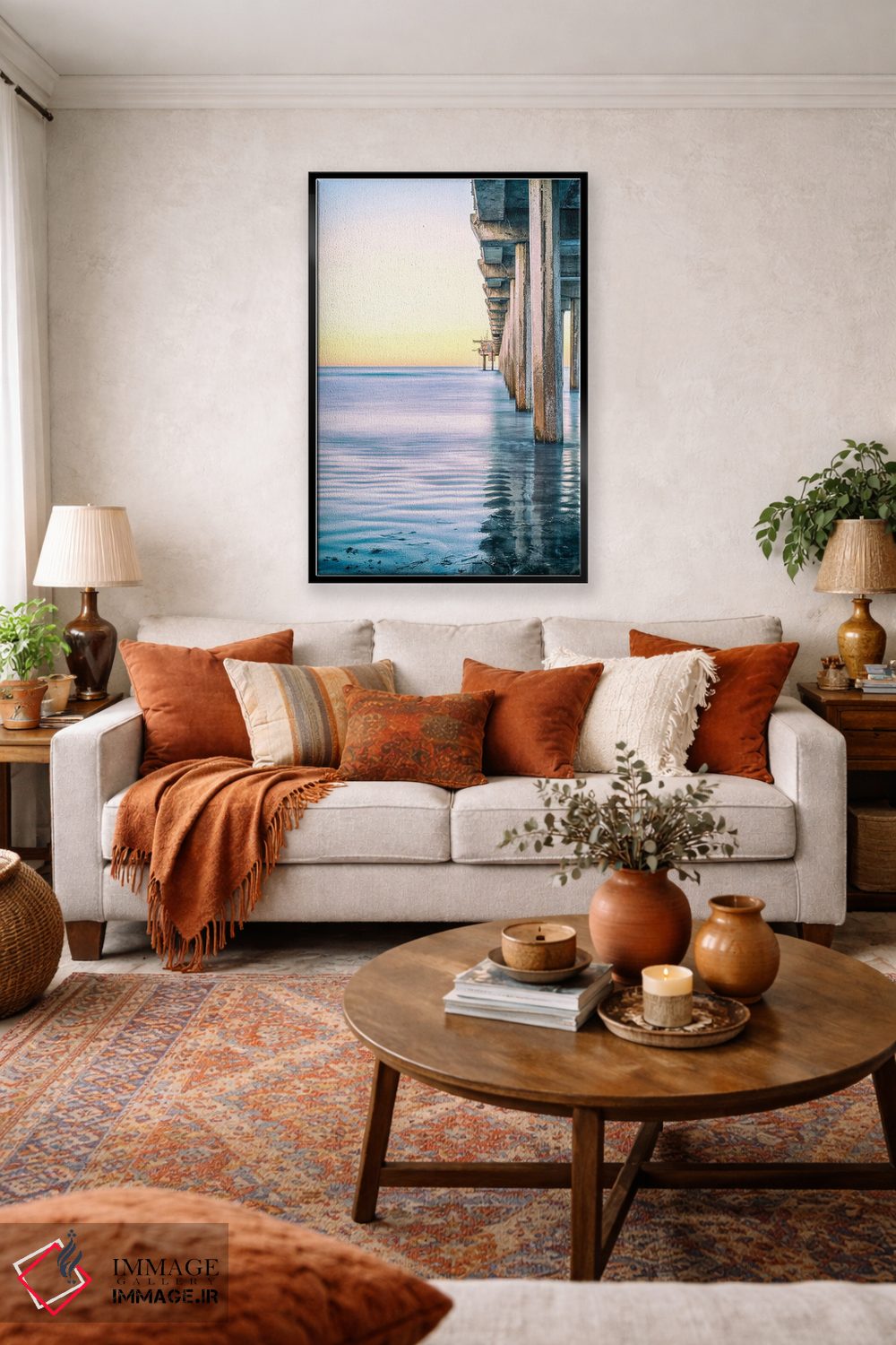 تابلو دکوراتیو اسکرس پیر نصفه اثر جوزف اس. جیاکالونه - D4B