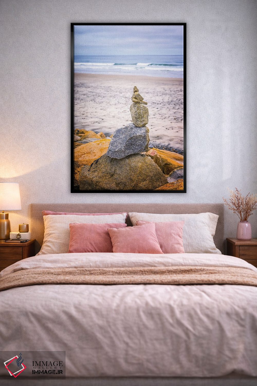 تابلو دکوراتیو Torrey Pines State Beach,چیدمان زن، ساحل تورری پاینز اثر جوزف اس. جیاکالونه - D4B