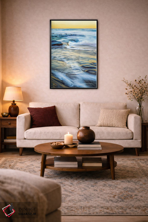 تابلو دکوراتیو صخره مرجانی هنگام طلوع اثر جوزف اس. جیاکالونه - D4B