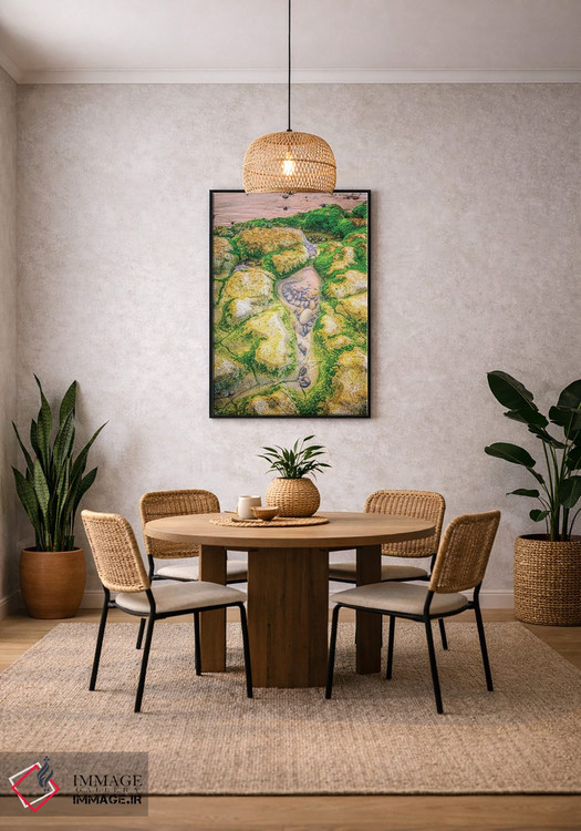 تابلو دکوراتیو حوضچه جزر و مد در ساحل سوآمی اثر جوزف اس. جیاکالونه - D3B