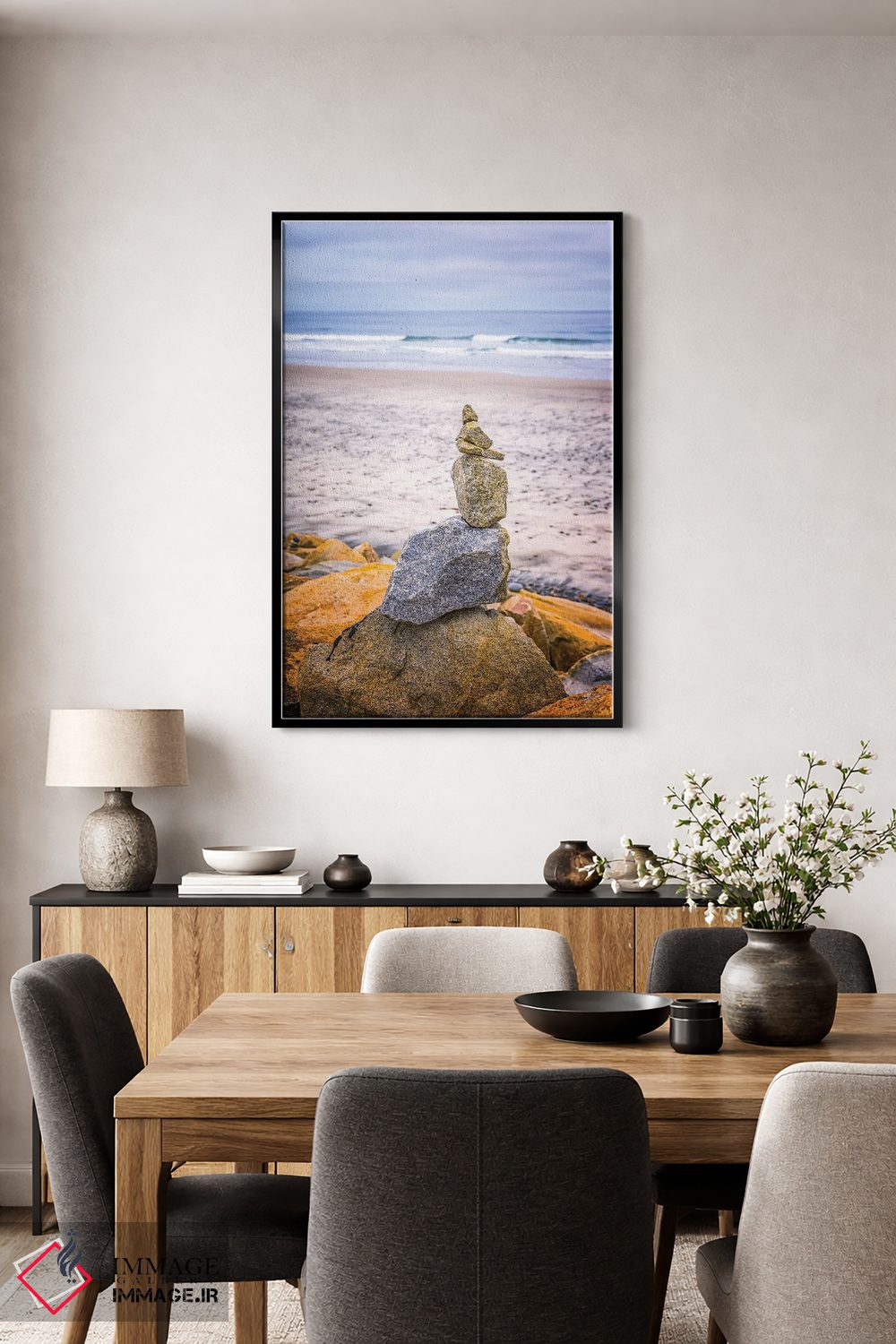 تابلو دکوراتیو Torrey Pines State Beach,چیدمان زن، ساحل تورری پاینز اثر جوزف اس. جیاکالونه - D5B