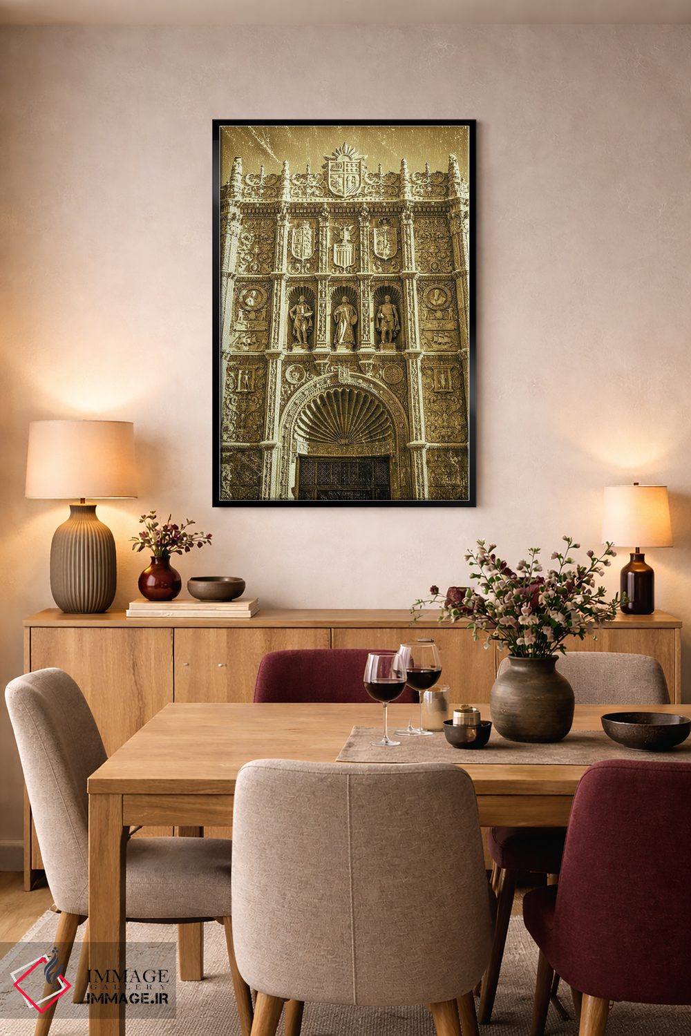 تابلو دکوراتیو نمای بیرونی موزه هنر سن دیگو اثر جوزف اس. جیاکالونه - D3B