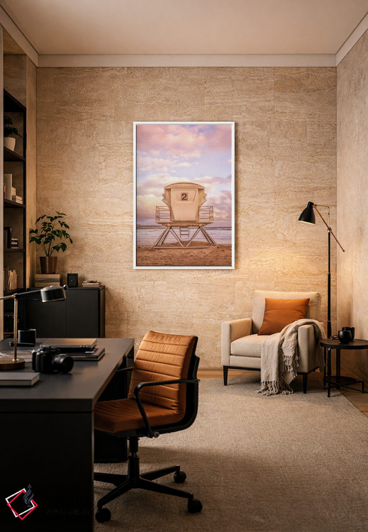 تابلو دکوراتیو سلام صبحگاهی از اوشن بیچ اثر جوزف اس. جیاکالونه - D6W