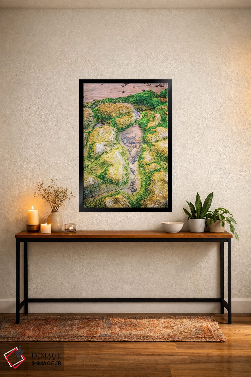 تابلو دکوراتیو حوضچه جزر و مد در ساحل سوآمی اثر جوزف اس. جیاکالونه - D5B