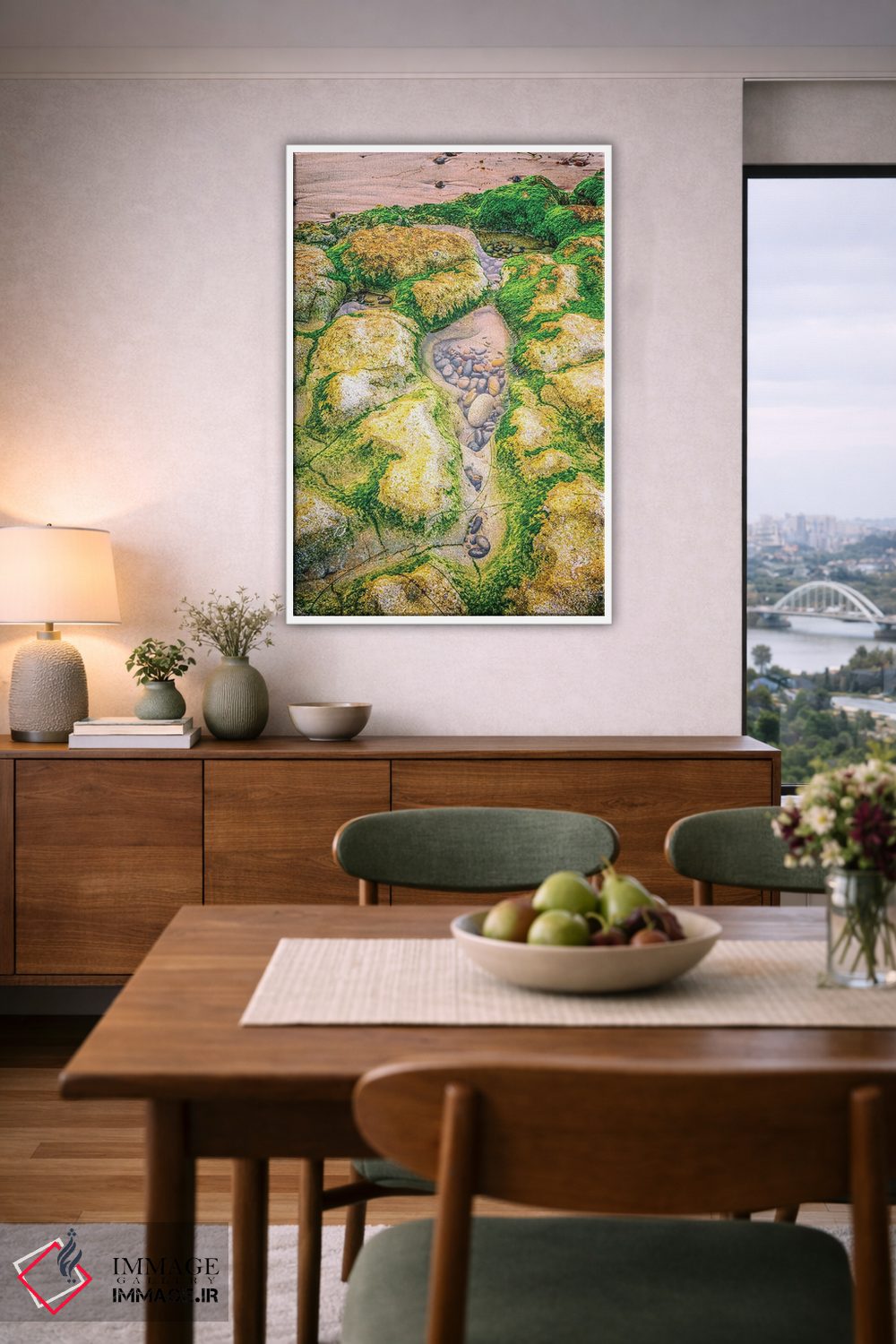 تابلو دکوراتیو حوضچه جزر و مد در ساحل سوآمی اثر جوزف اس. جیاکالونه - D6W