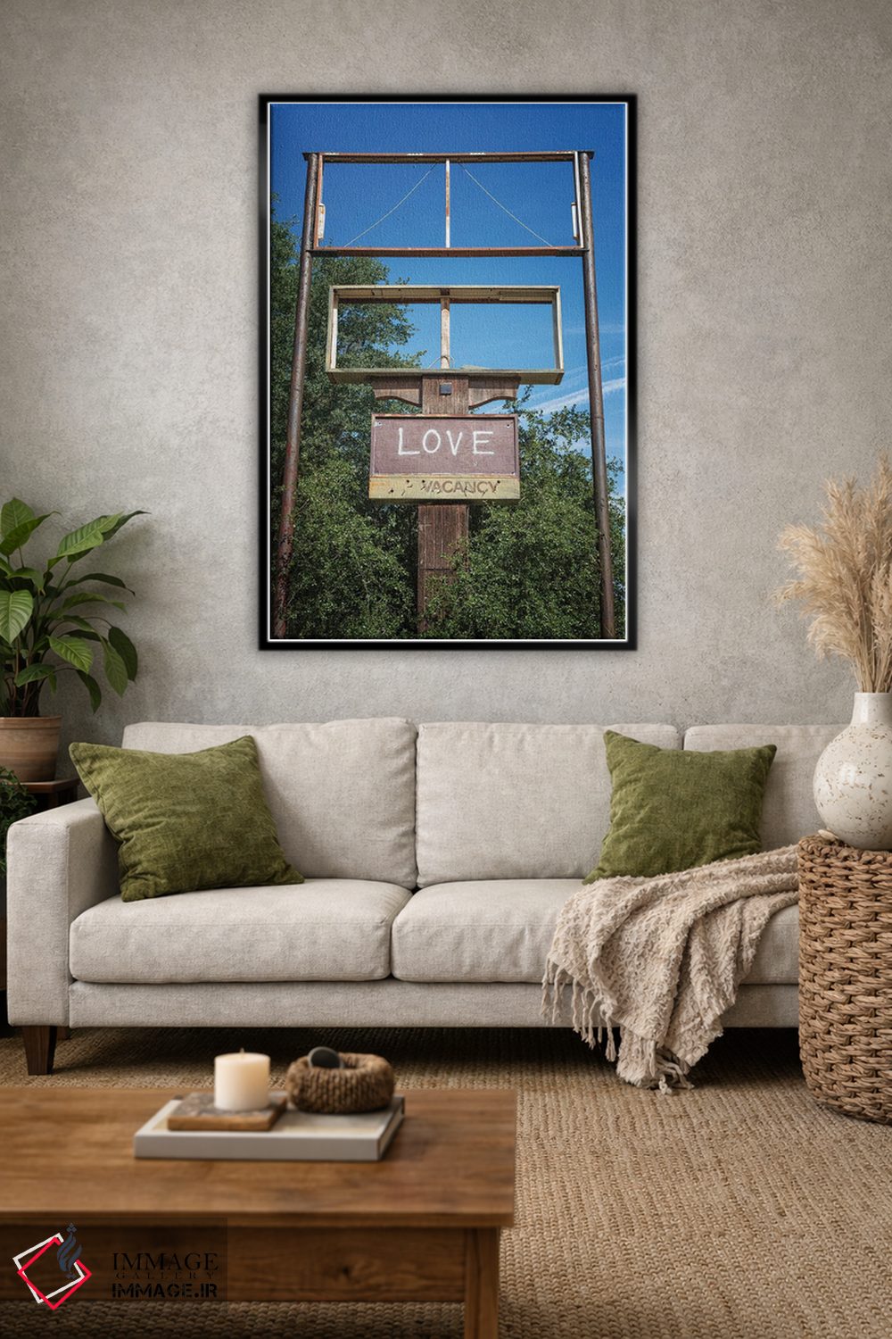 تابلو دکوراتیو جای خالی عشق اثر جوزف اس. جیاکالونه - D1B
