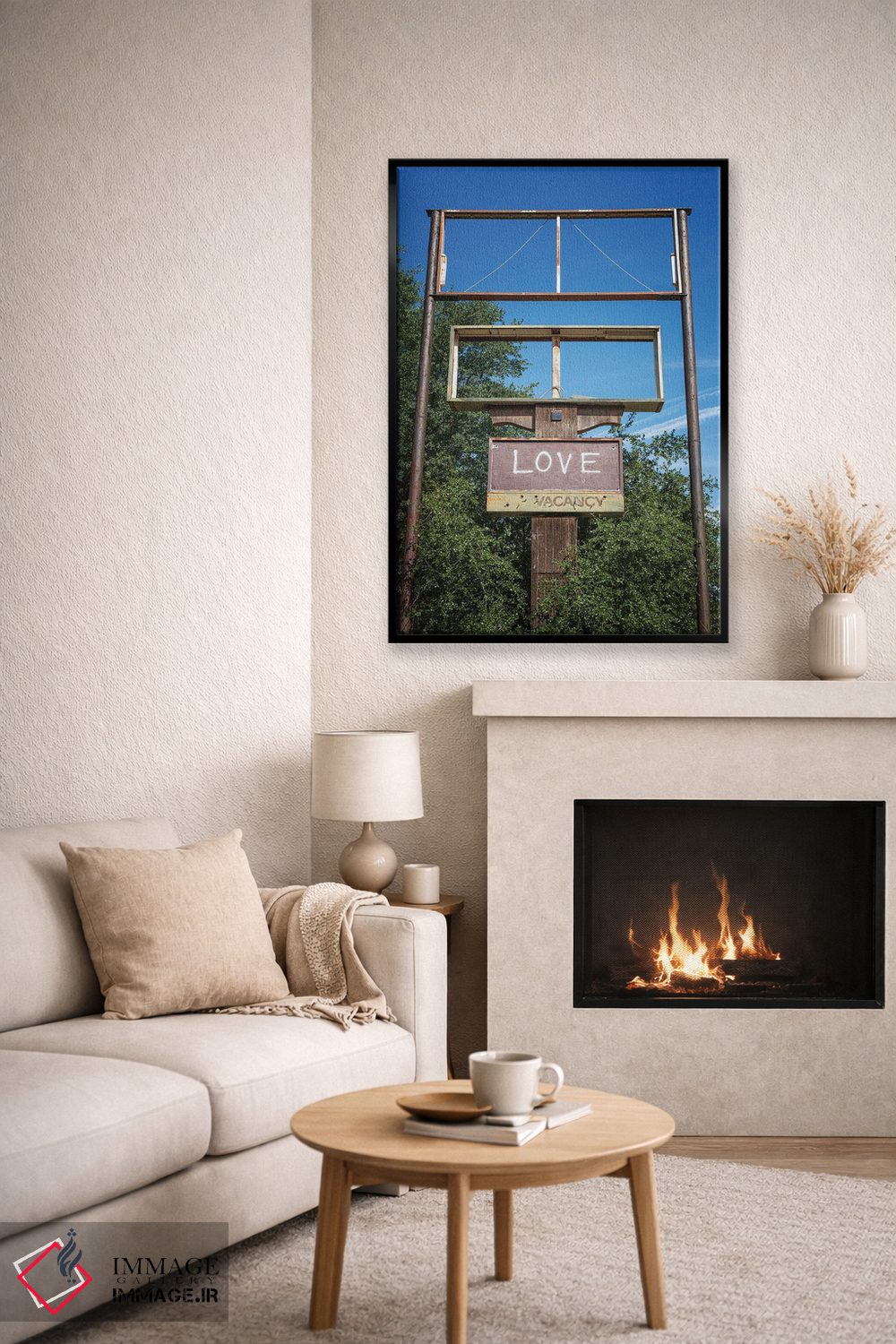 تابلو دکوراتیو جای خالی عشق اثر جوزف اس. جیاکالونه - D6B