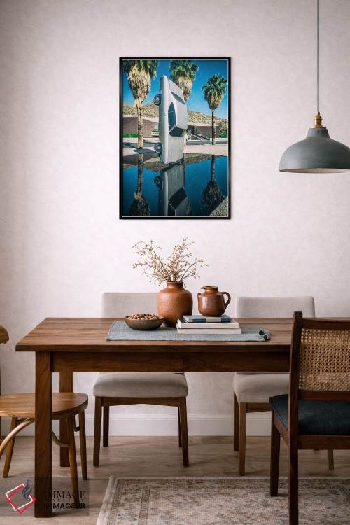 تابلو دکوراتیو بیرون موزه هنر پالم اسپرینگز اثر جوزف اس. جیاکالونه - D6B