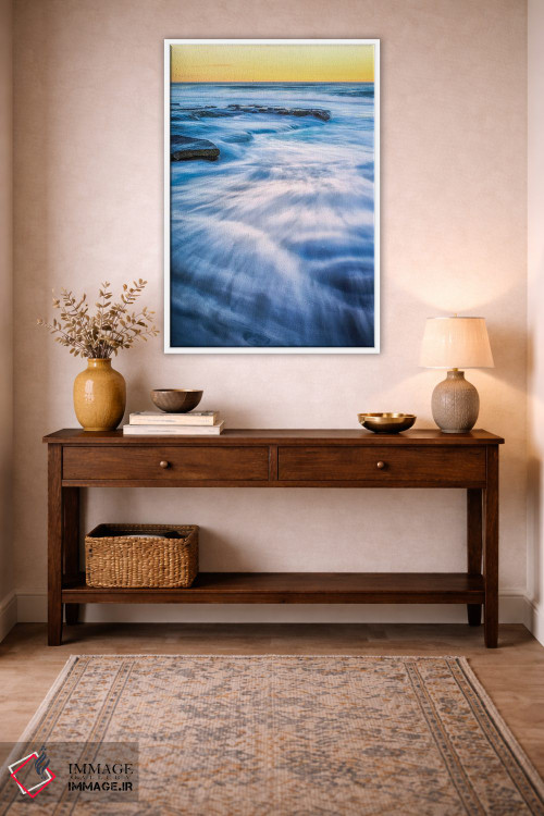 تابلو دکوراتیو نت موسیقی در ساحل اثر جوزف اس. جیاکالونه - D2W