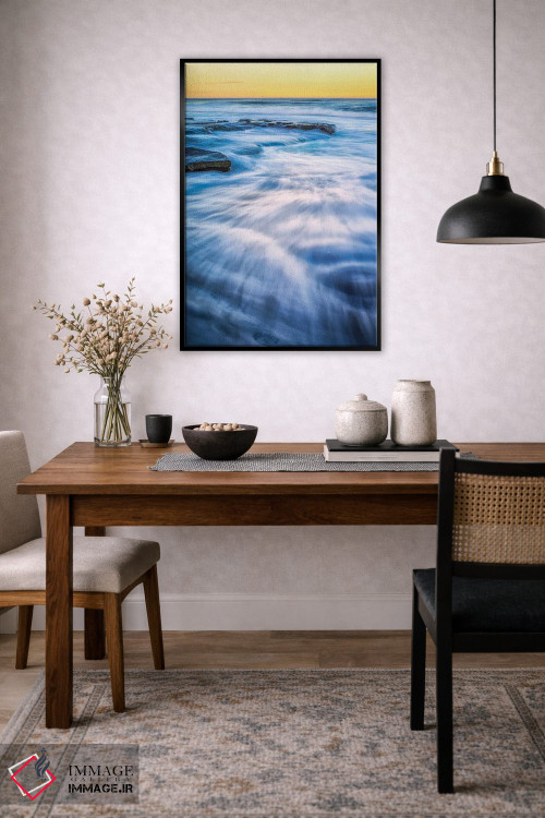 تابلو دکوراتیو نت موسیقی در ساحل اثر جوزف اس. جیاکالونه - D4B