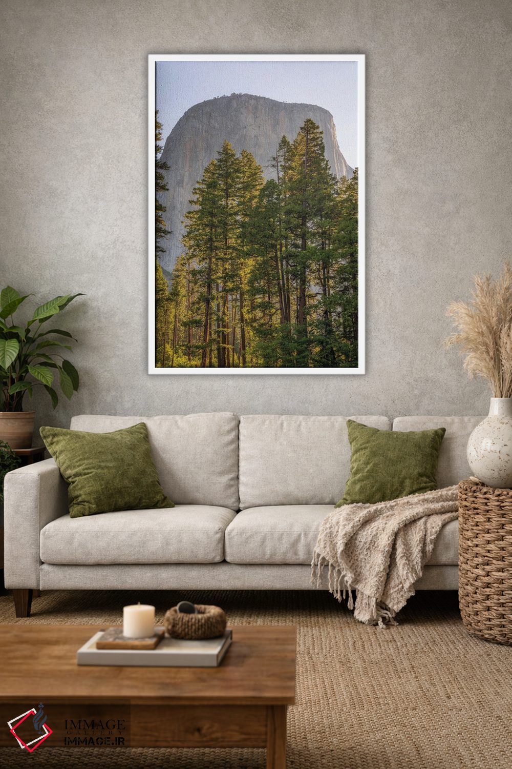 تابلو دکوراتیو زیر صخره ال کاپیتان اثر جوزف اس. جیاکالونه - D1W