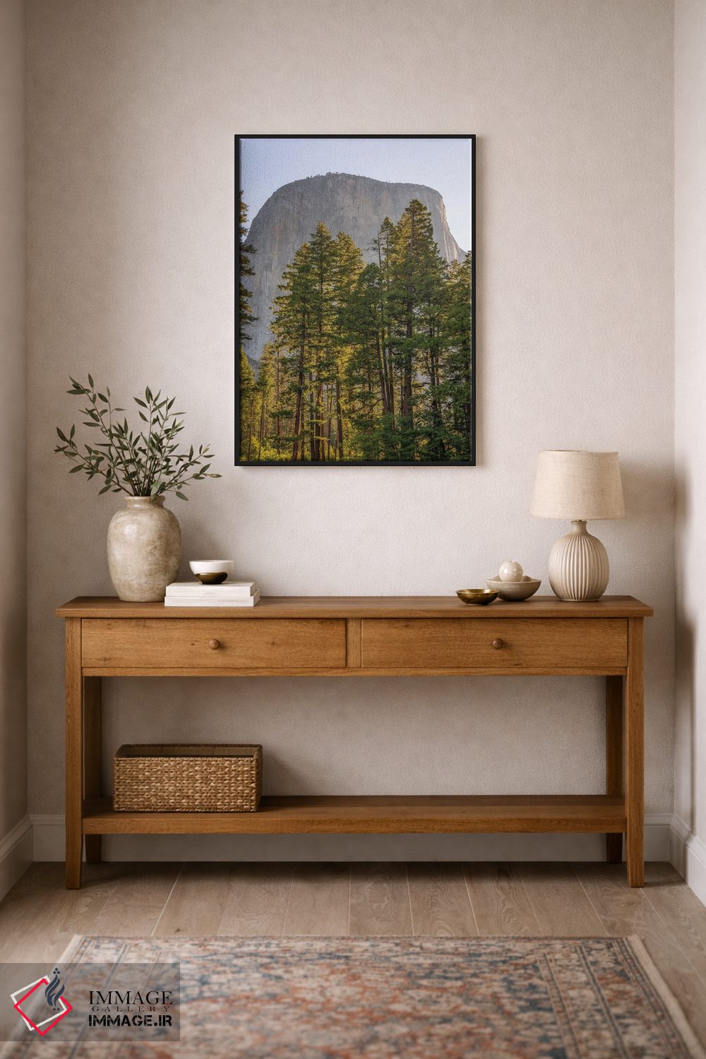 تابلو دکوراتیو زیر صخره ال کاپیتان اثر جوزف اس. جیاکالونه - D2B