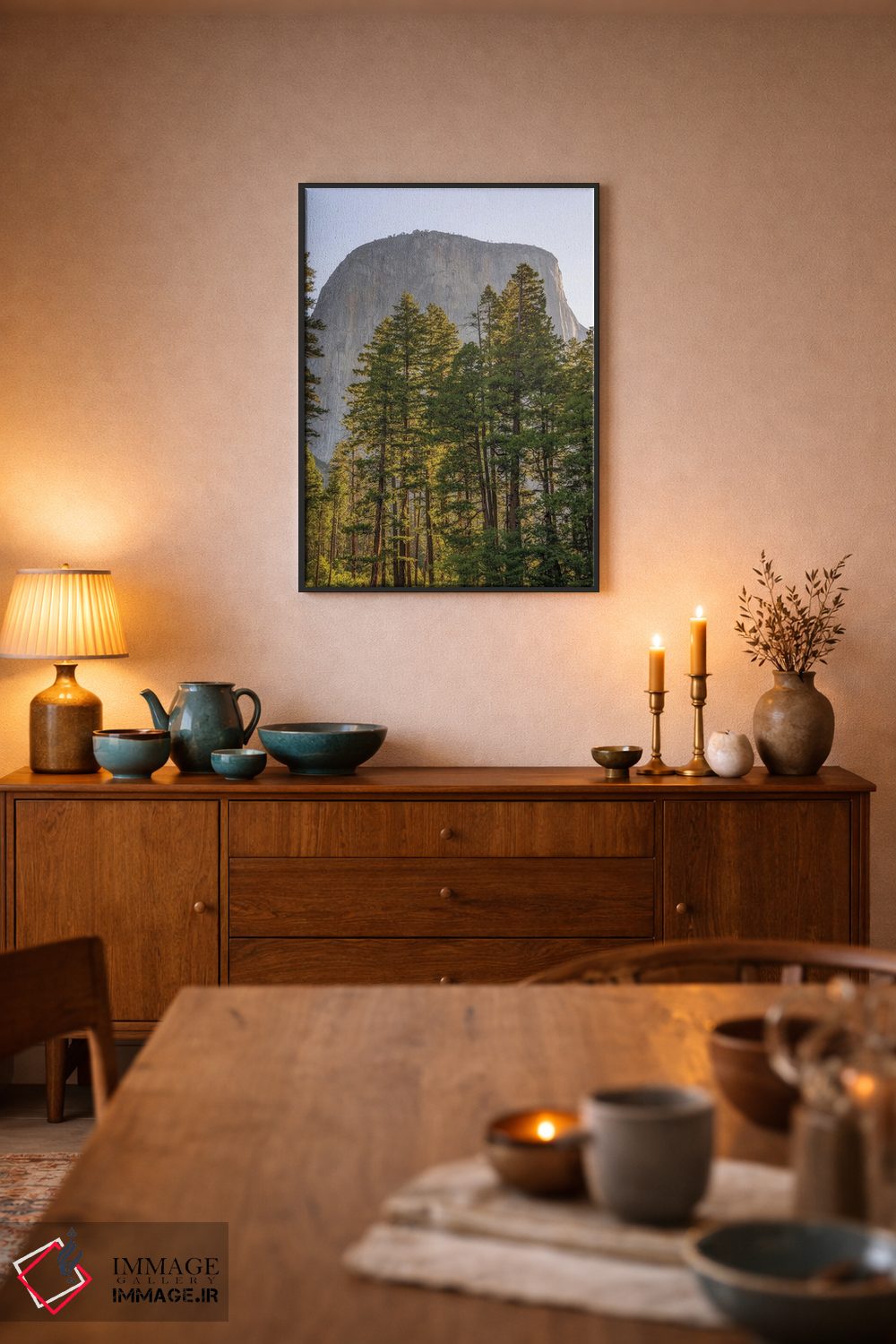 تابلو دکوراتیو زیر صخره ال کاپیتان اثر جوزف اس. جیاکالونه - D6B