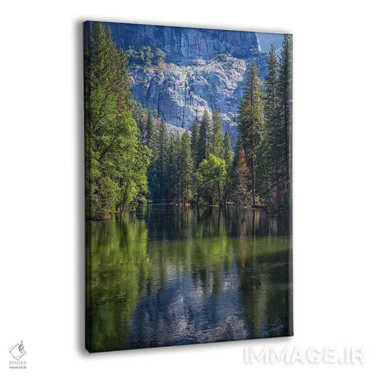 تابلو دکوراتیو انعکاس بر رودخانه مرسد اثر جوزف اس. جیاکالونه - نمای پرسپکتیو محصول